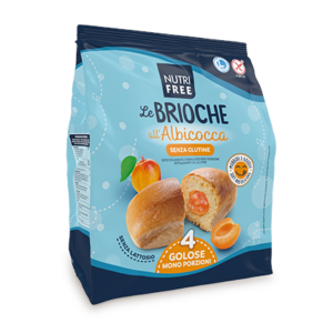 Le Brioche all'albicocca - słodkie bułeczki z nadzieniem morelowym 200g Nutrifree