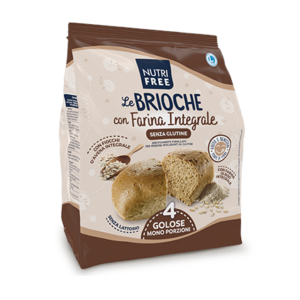 Le Brioche con Farina Integrale - bułki śniadaniowe rustykalne 200g Nutrifree