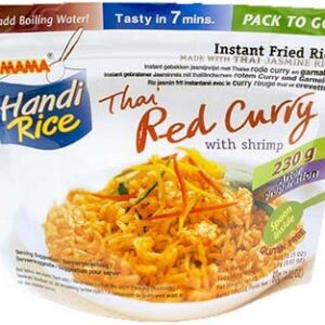 bezglutenowe danie red curry z ryżem jaśminowym i krewetkami 80g/10 mama