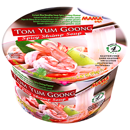bezglutenowa zupka instant (miska) tom yum goong 70g/24 mama